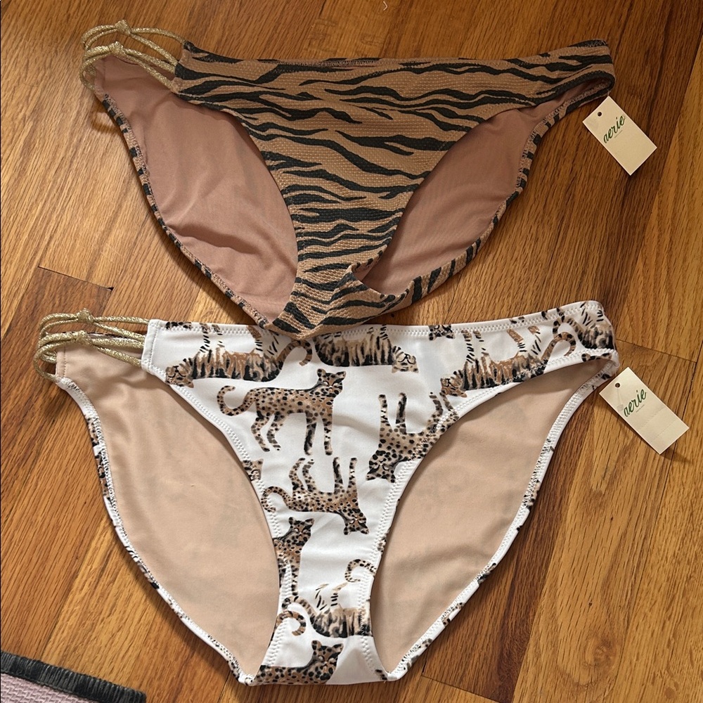 Bundle of 2 Animal Print Bikini Bottoms